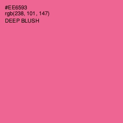 #EE6593 - Deep Blush Color Image