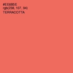 #EE6B5E - Terracotta Color Image