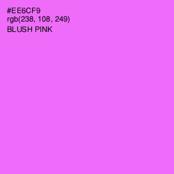 #EE6CF9 - Blush Pink Color Image
