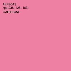#EE80A3 - Carissma Color Image