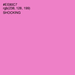 #EE80C7 - Shocking Color Image