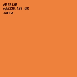 #EE813B - Jaffa Color Image