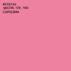 #EE81A0 - Carissma Color Image