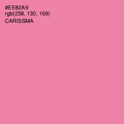 #EE82A9 - Carissma Color Image