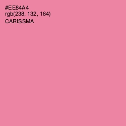#EE84A4 - Carissma Color Image