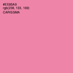 #EE85A9 - Carissma Color Image