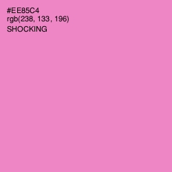 #EE85C4 - Shocking Color Image