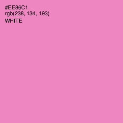 #EE86C1 - Shocking Color Image