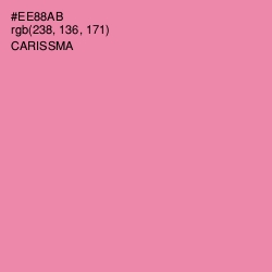#EE88AB - Carissma Color Image