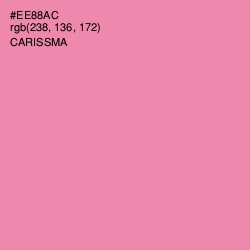 #EE88AC - Carissma Color Image