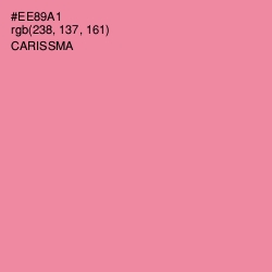 #EE89A1 - Carissma Color Image