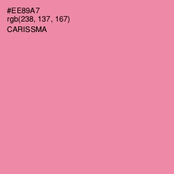 #EE89A7 - Carissma Color Image