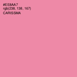 #EE8AA7 - Carissma Color Image
