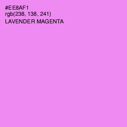 #EE8AF1 - Lavender Magenta Color Image