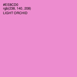 #EE8CD0 - Light Orchid Color Image