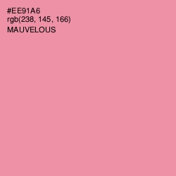 #EE91A6 - Mauvelous Color Image