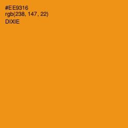 #EE9316 - Dixie Color Image