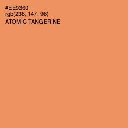 #EE9360 - Atomic Tangerine Color Image