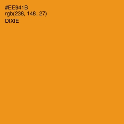 #EE941B - Dixie Color Image