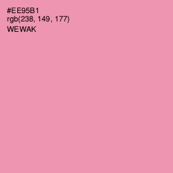 #EE95B1 - Wewak Color Image