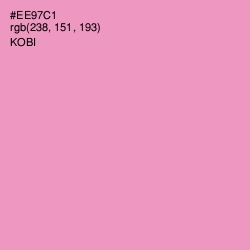 #EE97C1 - Kobi Color Image