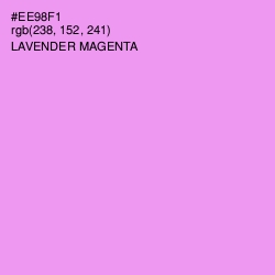#EE98F1 - Lavender Magenta Color Image