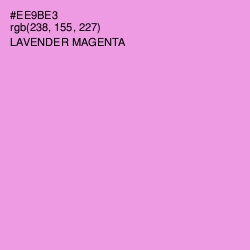 #EE9BE3 - Lavender Magenta Color Image