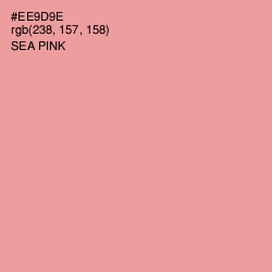 #EE9D9E - Sea Pink Color Image