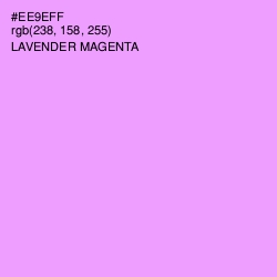 #EE9EFF - Lavender Magenta Color Image