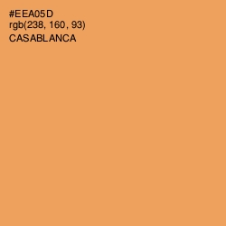 #EEA05D - Casablanca Color Image