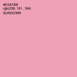 #EEA1B8 - Sundown Color Image