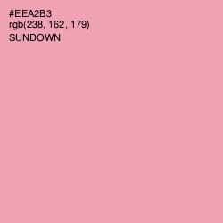 #EEA2B3 - Sundown Color Image