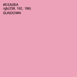 #EEA2BA - Sundown Color Image