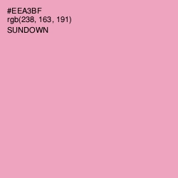 #EEA3BF - Sundown Color Image