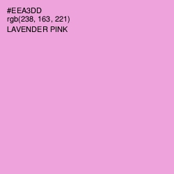 #EEA3DD - Lavender Pink Color Image