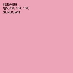 #EEA4B8 - Sundown Color Image