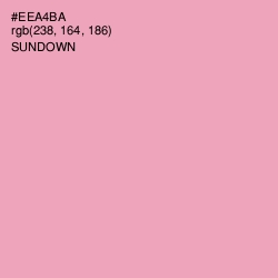 #EEA4BA - Sundown Color Image