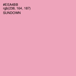 #EEA4BB - Sundown Color Image