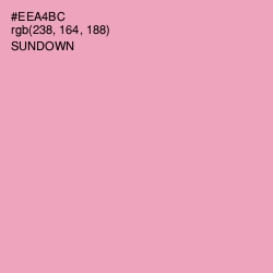 #EEA4BC - Sundown Color Image