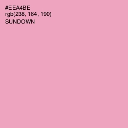 #EEA4BE - Sundown Color Image