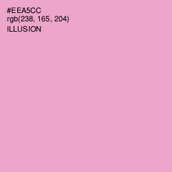 #EEA5CC - Illusion Color Image