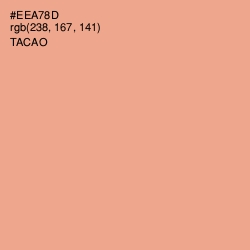 #EEA78D - Tacao Color Image