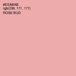 #EEABAB - Rose Bud Color Image