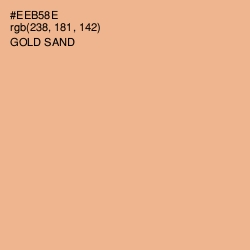 #EEB58E - Gold Sand Color Image