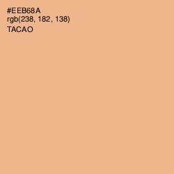 #EEB68A - Tacao Color Image