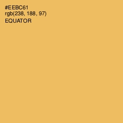 #EEBC61 - Equator Color Image