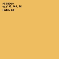 #EEBD60 - Equator Color Image