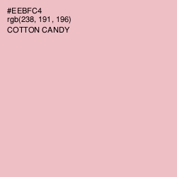 #EEBFC4 - Cotton Candy Color Image
