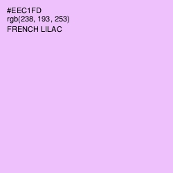 #EEC1FD - French Lilac Color Image