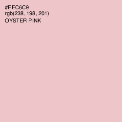 #EEC6C9 - Oyster Pink Color Image